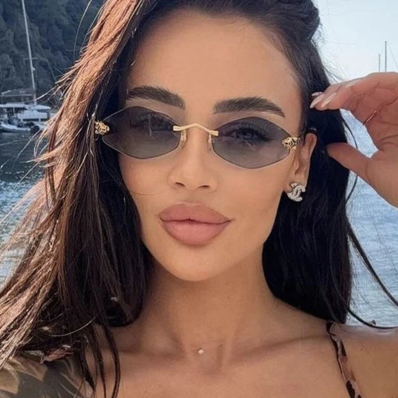 Fashion Small Polygonal Sunglasses for Women