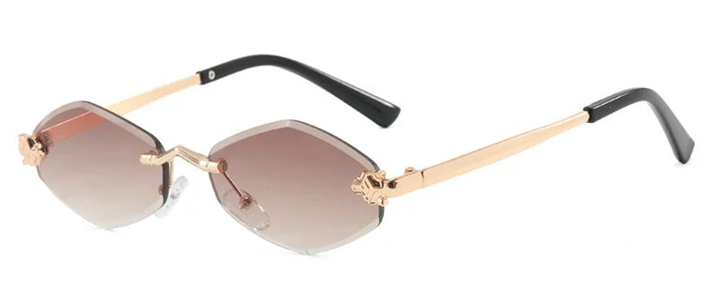Fashion Small Polygonal Sunglasses for Women