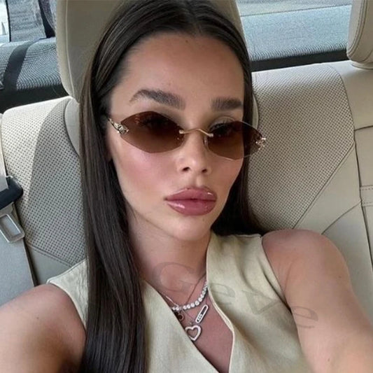 Fashion Small Polygonal Sunglasses for Women